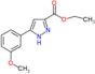 ethyl 5-(3-methoxyphenyl)-1H-pyrazole-3-carboxylate