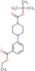 tert-butyl 4-[3-(ethoxycarbonyl)phenyl]piperazine-1-carboxylate