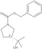 Phenylmethyl (3R)-3-(1-hydroxy-1-methylethyl)-1-pyrrolidinecarboxylate