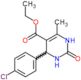 ethyl 4-(4-chlorophenyl)-6-methyl-2-oxo-1,2,3,4-tetrahydropyrimidine-5-carboxylate