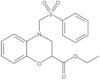 Ethyl 3,4-dihydro-4-[(phenylsulfonyl)methyl]-2H-1,4-benzoxazine-2-carboxylate