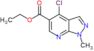 ethyl 4-chloro-1-methyl-1H-pyrazolo[3,4-b]pyridine-5-carboxylate