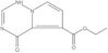 Ethyl 1,4-dihydro-4-oxopyrrolo[2,1-f][1,2,4]triazine-5-carboxylate