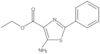4-Thiazolecarboxylic acid, 5-amino-2-phenyl-, ethyl ester