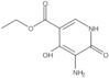 3-Pyridinecarboxylic acid, 5-amino-1,6-dihydro-4-hydroxy-6-oxo-, ethyl ester