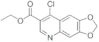 1,3-Dioxolo[4,5-g]quinoline-7-carboxylic acid, 8-chloro-, ethyl ester