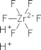 Acide fluorozirconique