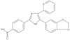 4-[4-(1,3-Benzodioxol-5-yl)-5-(2-pyridinyl)-1H-imidazol-2-yl]benzamide