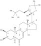 Cholest-7-en-6-one,2,3,14,25-tetrahydroxy-20,22-[(1-methylethylidene)bis(oxy)]-, (2b,3b,5b,22R)-