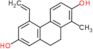 5-ethenyl-1-methyl-9,10-dihydrophenanthrene-2,7-diol