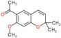 1-(7-Methoxy-2,2-dimethyl-2H-1-benzopyran-6-yl)ethanone