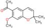 1-(7-methoxy-2,2-dimethyl-2H-chromen-6-yl)ethanone
