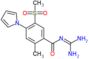 N-(diaminomethylidene)-2-methyl-5-(methylsulfonyl)-4-(1H-pyrrol-1-yl)benzamide