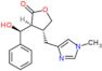 (3S,4R)-3-[(S)-hydroxy(phenyl)methyl]-4-[(1-methyl-1H-imidazol-4-yl)methyl]dihydrofuran-2(3H)-one