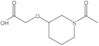 Acetic acid, 2-[(1-acetyl-3-piperidinyl)oxy]-