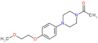 1-[4-[4-(2-methoxyethoxy)phenyl]piperazin-1-yl]ethanone
