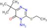 4-amino-6-tert-butyl-3-(ethylsulfanyl)-1,2,4-triazin-5(4H)-one