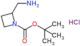 tert-Butyl 2-(aminomethyl)azetidine-1-carboxylate hydrochloride (1:1)