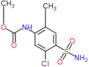 ethyl N-(5-chloro-2-methyl-4-sulfamoyl-phenyl)carbamate