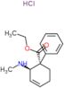 ethyl (1S,2R)-2-(methylamino)-1-phenylcyclohex-3-ene-1-carboxylate hydrochloride (1:1)