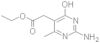 Ethyl (2-amino-4-hydroxy-6-methyl-5-pyrimidinyl)acetate