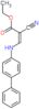 ethyl (2Z)-3-(biphenyl-4-ylamino)-2-cyanoprop-2-enoate