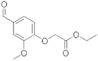 Acetic acid, 2-(4-formyl-2-methoxyphenoxy)-, ethyl ester