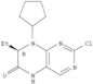 6(5H)-Pteridinone,2-chloro-8-cyclopentyl-7-ethyl-7,8-dihydro-, (7R)-