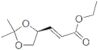 ethyl-(S)-(E)-4,5-O-isopropylidene 4,5-dihydroxypent-2-enoate