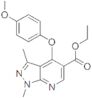 etil 4-(4-metoxifenoxi)-1,3-dimetil-1H-pirazolo[3,4-b]piridina-5-carboxilato