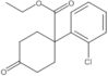 Ethyl 1-(2-chlorophenyl)-4-oxocyclohexanecarboxylate