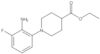 Ethyl 1-(2-amino-3-fluorophenyl)-4-piperidinecarboxylate