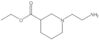 Ethyl 1-(2-aminoethyl)-3-piperidinecarboxylate