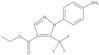 Ethyl 1-(4-aminophenyl)-5-(trifluoromethyl)-1H-pyrazole-4-carboxylate