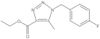 Ethyl 1-[(4-fluorophenyl)methyl]-5-methyl-1H-1,2,3-triazole-4-carboxylate