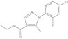 Ethyl 1-(5-chloro-3-fluoro-2-pyridinyl)-5-methyl-1H-pyrazole-4-carboxylate