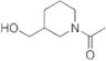 3-Piperidinemethanol, 1-acetyl-, (-)- (9CI)