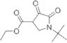 ethyl 1-(tert-butyl)-4,5-dioxopyrrolidine-3-carboxylate