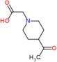 (4-acetylpiperidin-1-yl)acetic acid