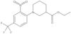 Ethyl 1-[2-nitro-4-(trifluoromethyl)phenyl]-3-piperidinecarboxylate