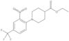 Ethyl 1-[2-nitro-4-(trifluoromethyl)phenyl]-4-piperidinecarboxylate
