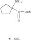 Cyclopentanecarboxylicacid, 1-amino-, ethyl ester, hydrochloride (1:1)
