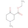 3-Piperidinecarboxylic acid, 1-methyl-4-oxo-, ethyl ester