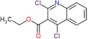 3-Quinolinecarboxylic acid, 2,4-dichloro-, ethyl ester