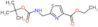 ethyl 2-{[(tert-butoxycarbonyl)amino]methyl}-1,3-thiazole-4-carboxylate