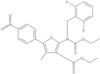 Ethyl 2-[[(2,6-difluorophenyl)methyl](ethoxycarbonyl)amino]-4-methyl-5-(4-nitrophenyl)-3-thiophe...