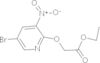 5-Bromo-3-nitro-pyridin-2-yloxy)-acetic acid ethyl ester