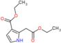 Etil 2-(2-etoxi-2-oxoetil)-1H-pirrol-3-carboxilato