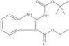 Ethyl 2-[[(1,1-dimethylethoxy)carbonyl]amino]-1H-indole-3-carboxylate