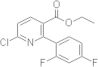 Ethyl 2-(2,4-difluorophenyl)-6-chloronicotinate